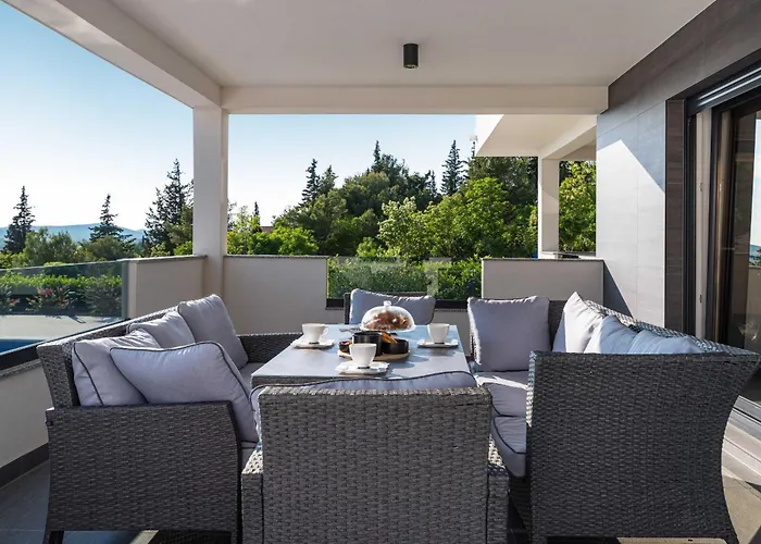 My Dalmatia - Luxury Burra With Private Pool, Jacuzzi And Sports Court Willa Stankovci (Zadar)