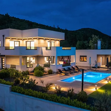 فيلة My Dalmatia - Luxury Burra With Private Pool, Jacuzzi And Sports Court Stankovci (Zadar)