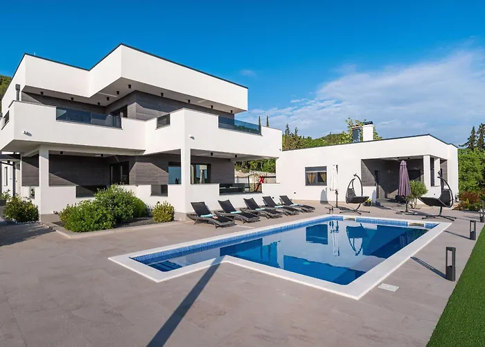 My Dalmatia - Luxury Burra With Private Pool, Jacuzzi And Sports Court Stankovci (Zadar)